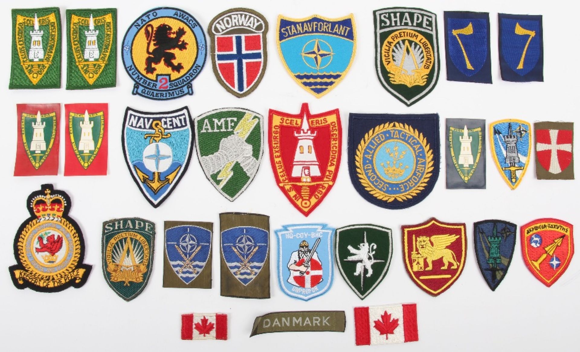 Foreign Military Cloth Badges