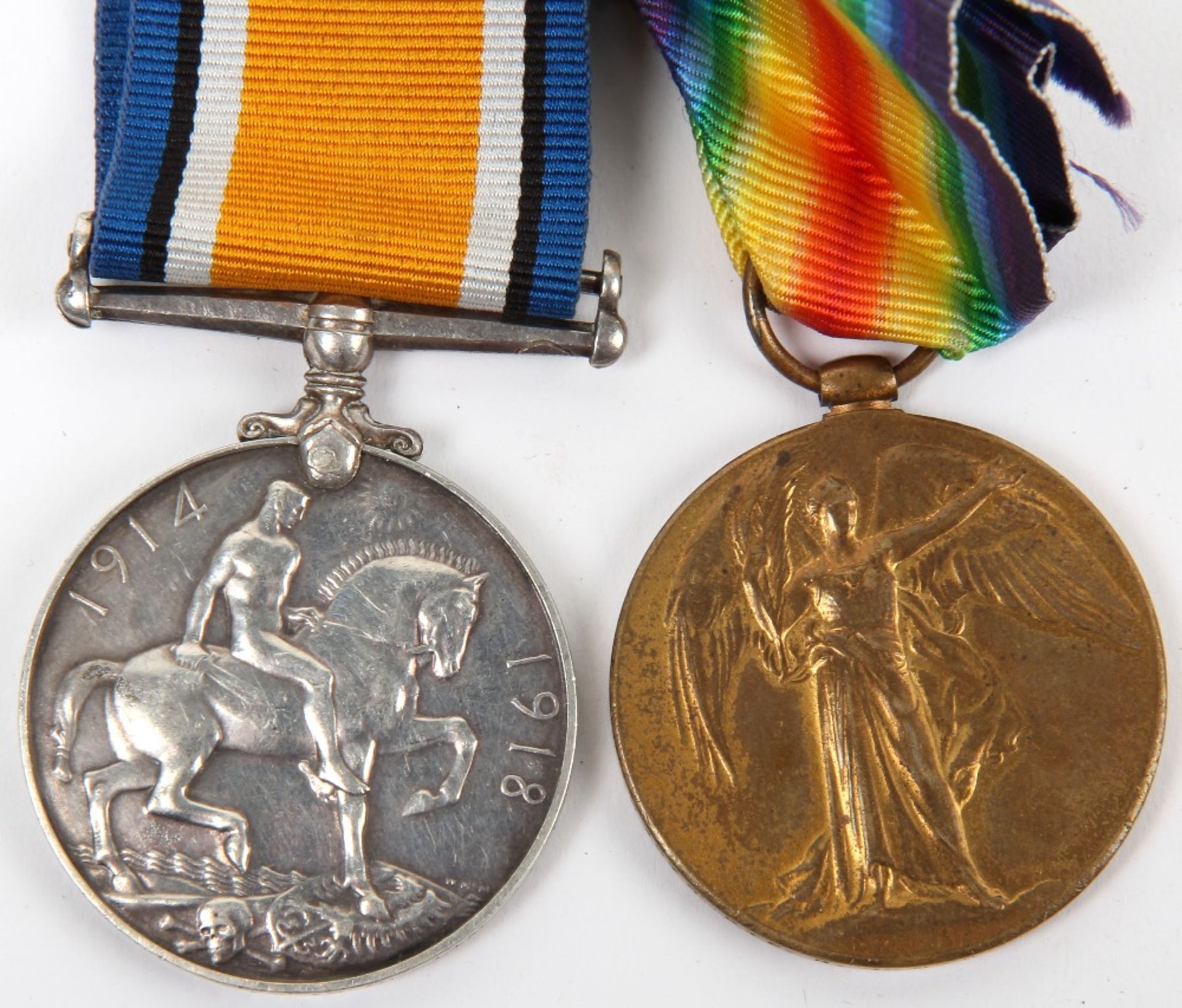 WW1 War and Victory medal pair - Image 2 of 10