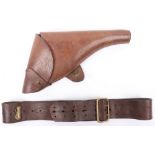 WW1 1916 Holster and Belt