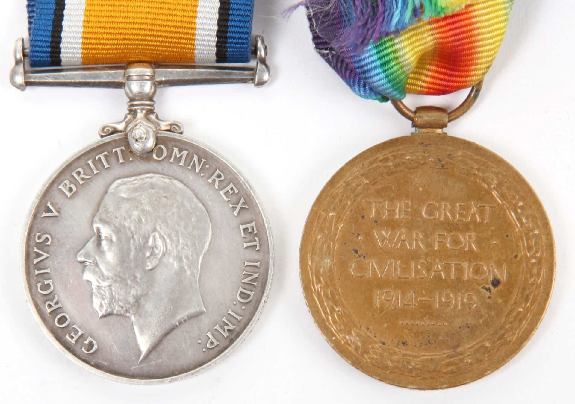 WW1 War and Victory medal pair - Image 4 of 10