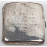 Sussex Imperial Yeomanry Silver cigarette case