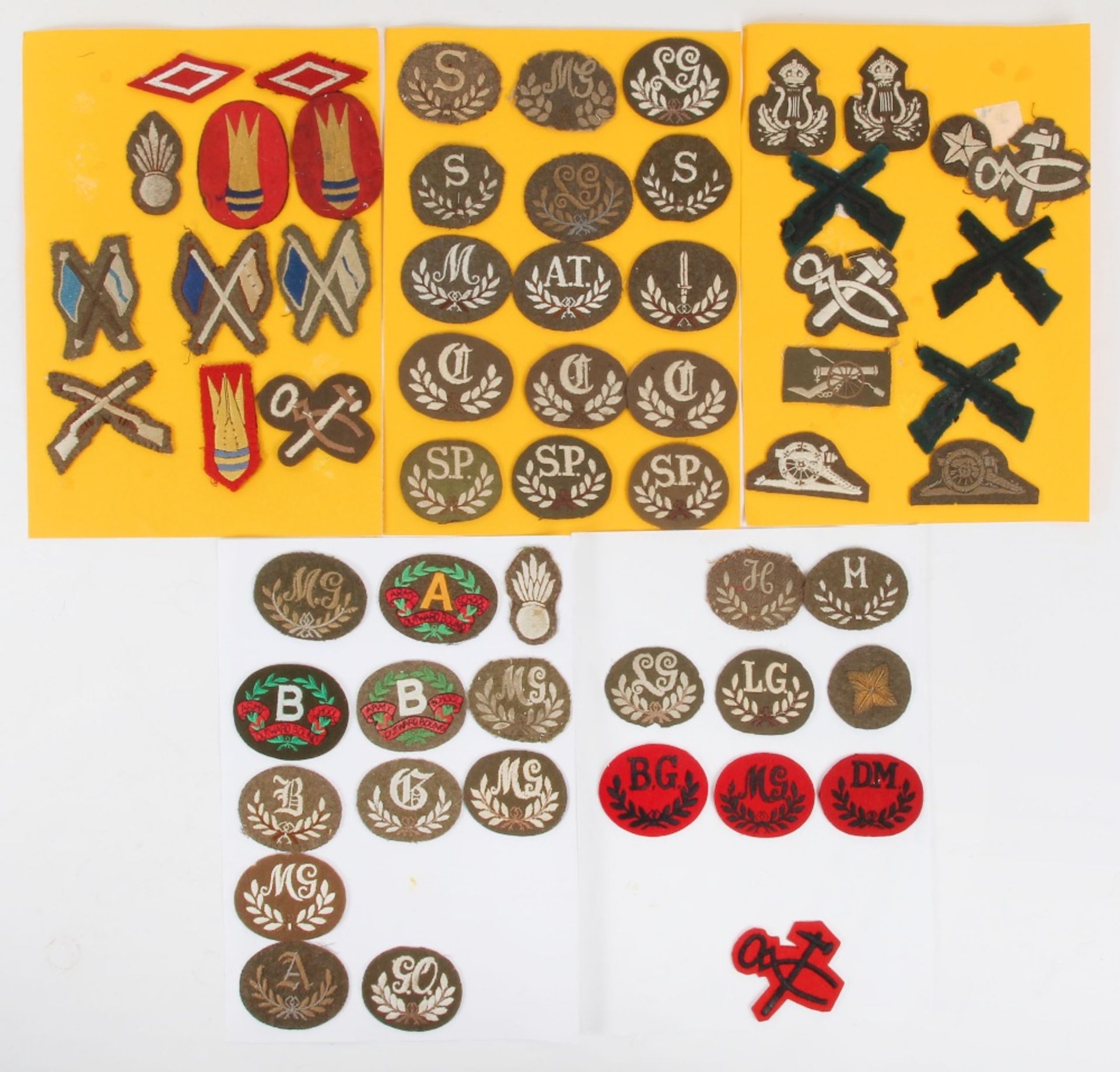 Army trade and proficiency badges