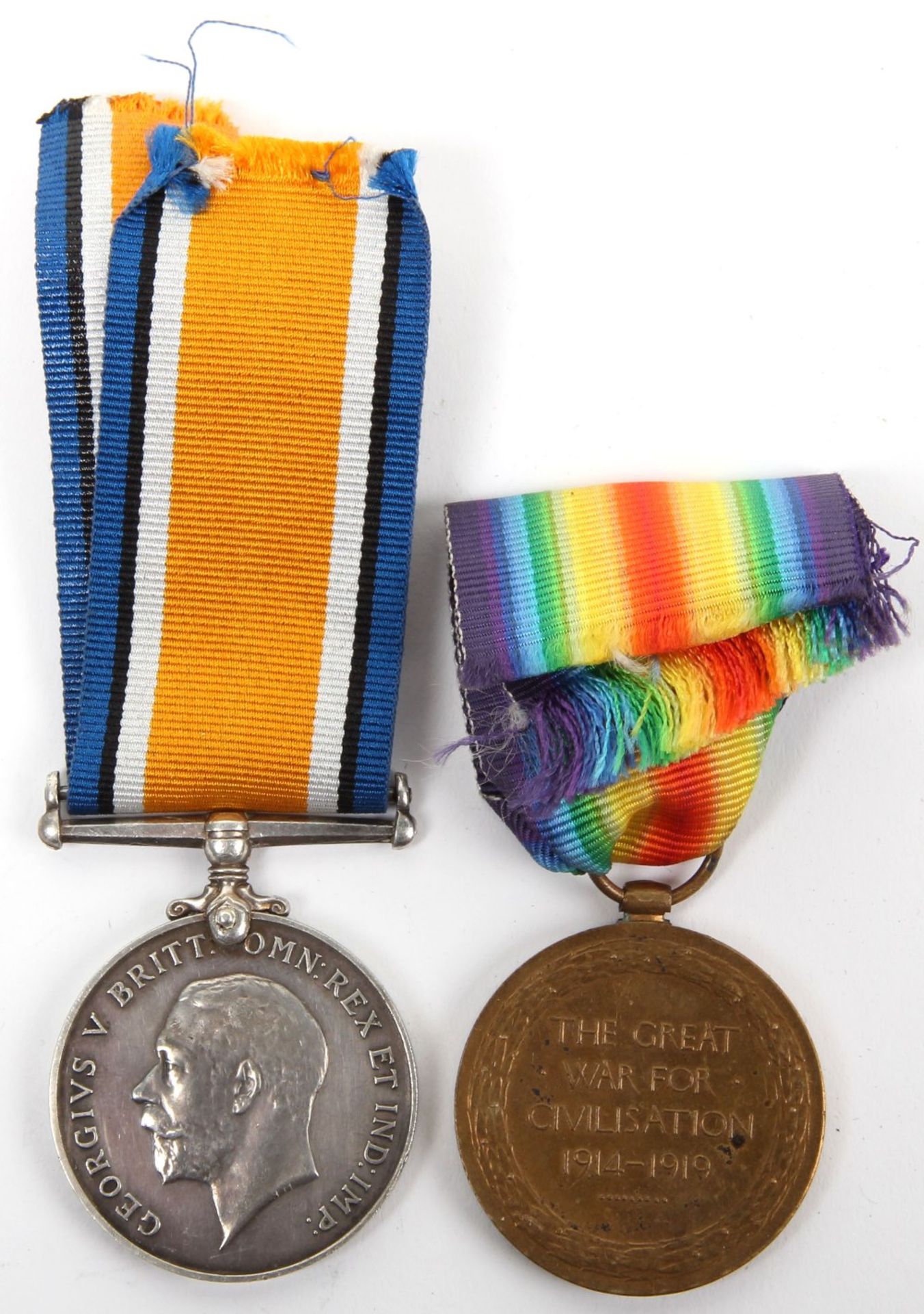 WW1 War and Victory medal pair - Image 3 of 10