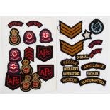 VAD and home front badges