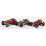 Three Original Unboxed Schuco Studio Mercedes Racing cars