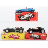 Three Solido (France) Boxed Racing Cars