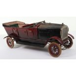 Very Rare Doll et Cie (Germany) Live Steam Four Seater Open Touring Car