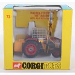 Corgi Toys 73 Massey Ferguson 165 Tractor with Saw Attachment