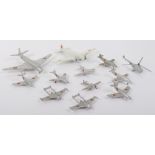 Twelve Mercury (Italy) Diecast Aircraft Helicopter