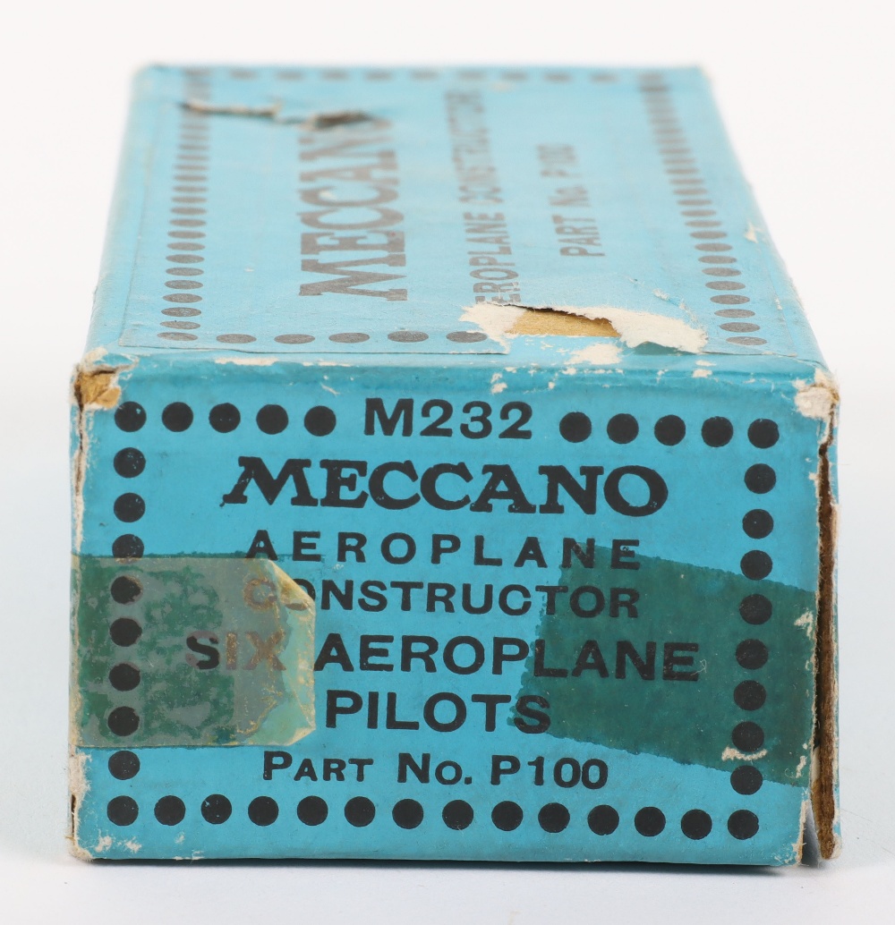 Meccano M232 Aeroplane Constructor Six Aeroplane Pilots in trade box - Bild 3 aus 4