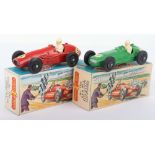 Two Crescent Toys Boxed Racing Cars