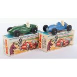 Two Crescent Toys Boxed Racing Cars