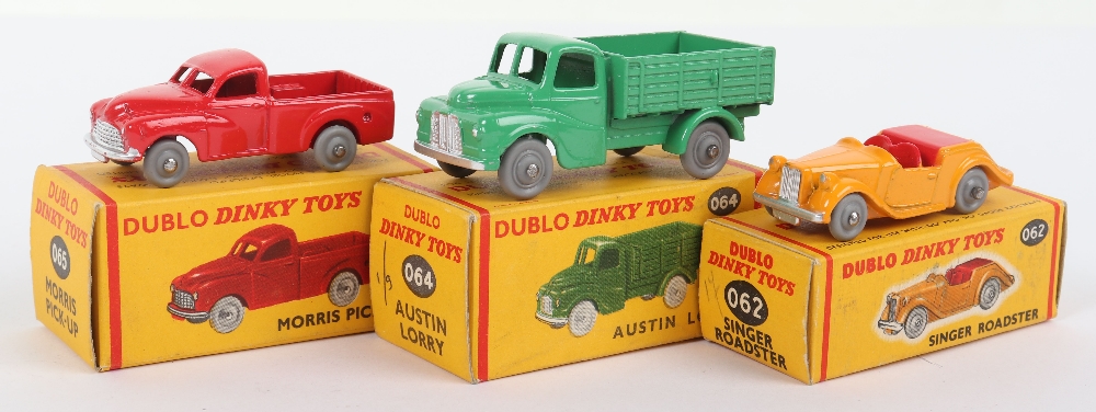 Three Boxed Dublo Dinky Toys
