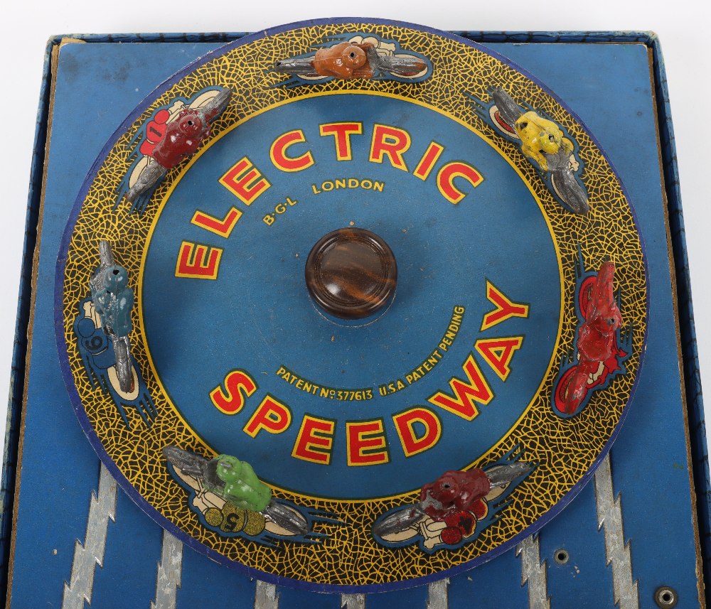 Boxed Pre-War B.G.L. Electric Speedway Game - Bild 6 aus 6