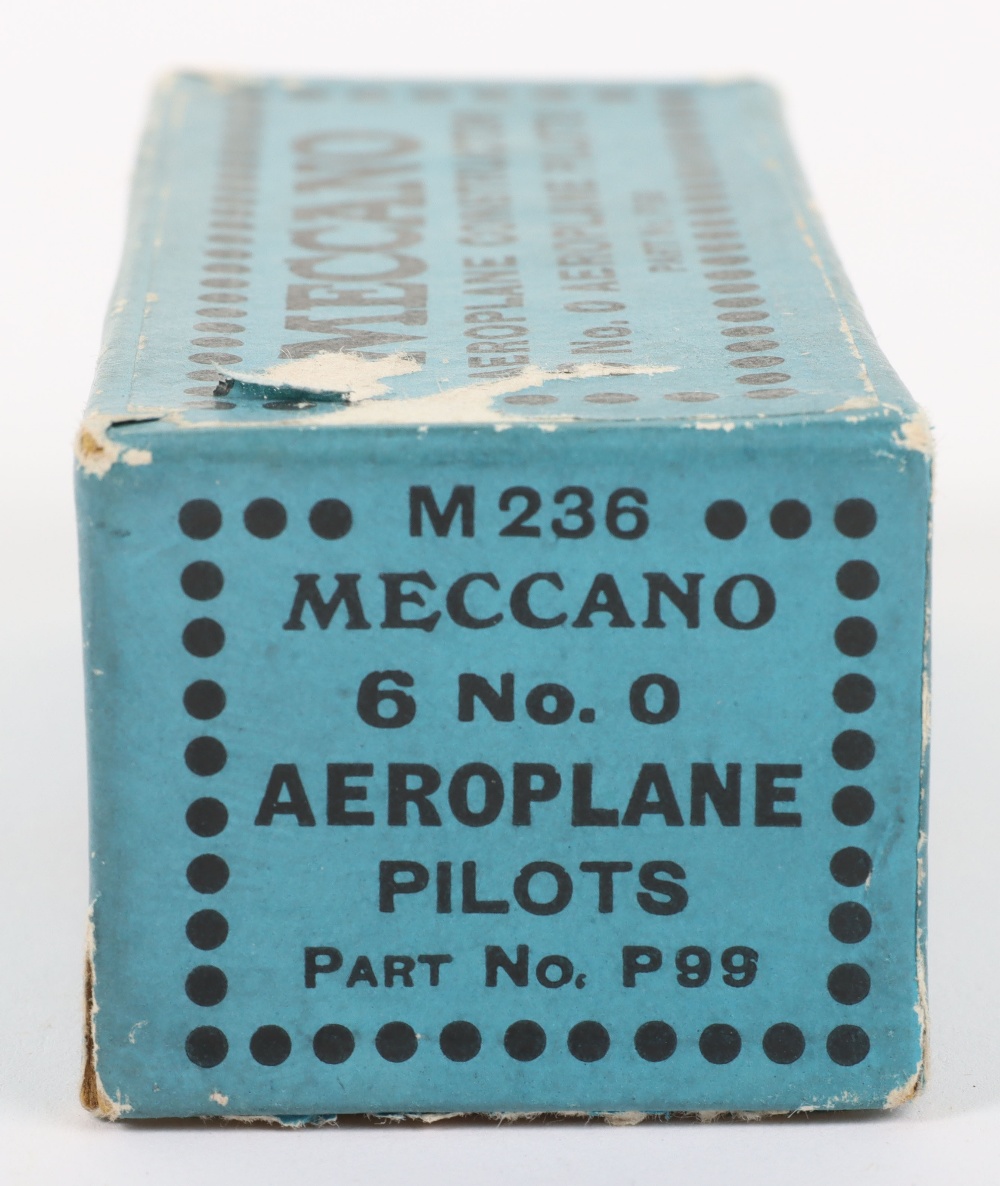 Meccano M236 Aeroplane 6 No.0 Aeroplane Pilots in trade box - Bild 3 aus 6