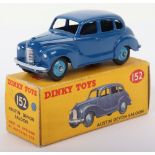 Dinky Toys 152 Austin Devon Saloon,dark blue body