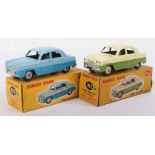 Two Boxed Dinky Toys 162 Ford Zephyr Saloons