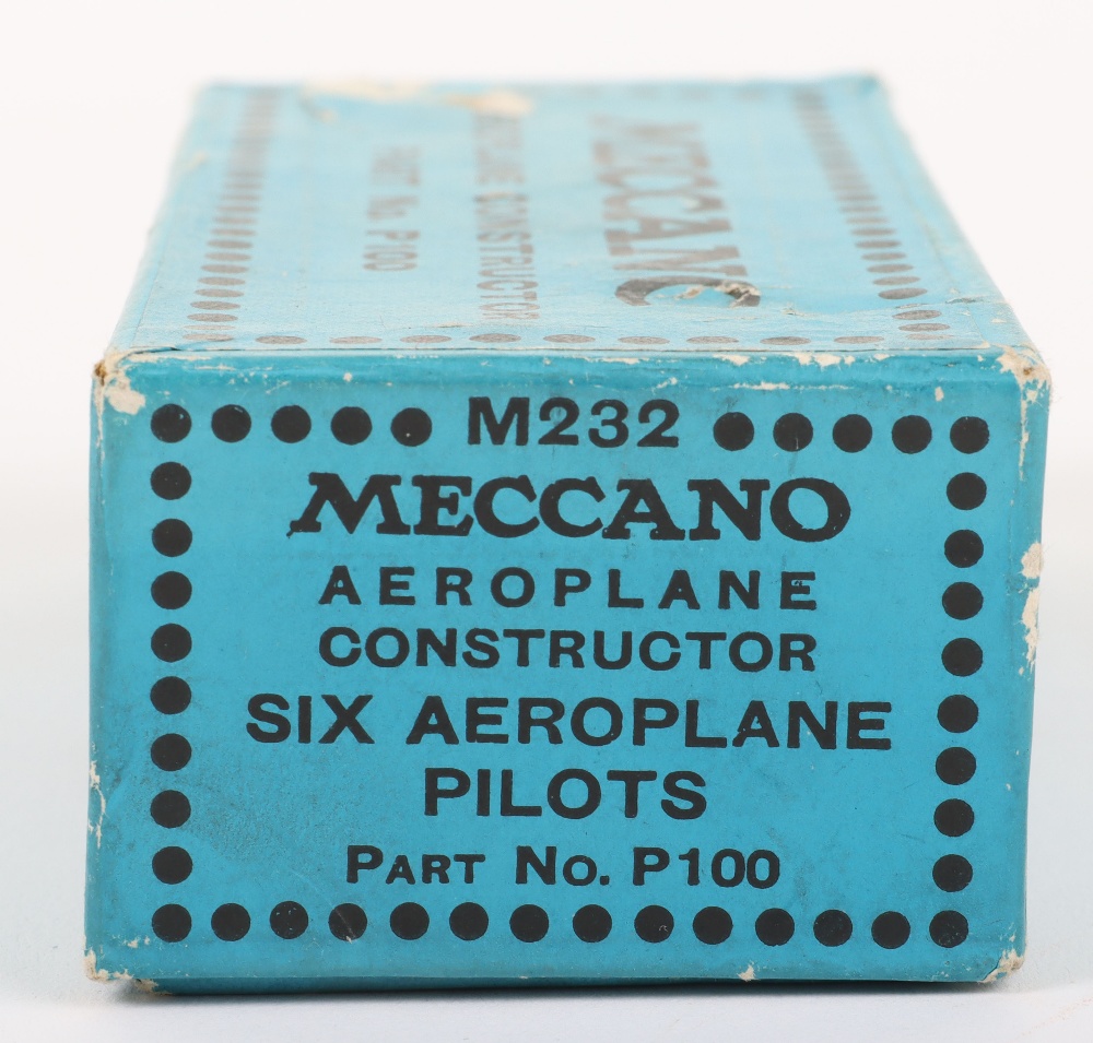 Meccano M232 Aeroplane Constructor Six Aeroplane Pilots in trade box - Bild 4 aus 4