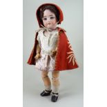 A Jutta 1349 bisque head doll, German circa 1910,