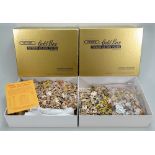 Two Victory Gold Box 1500 piece plywood hand-cut Jig-Saw Puzzles,