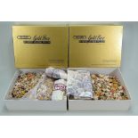 Two Victory Gold Box 2000 piece plywood hand-cut Jig-Saw Puzzles,