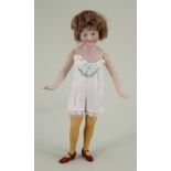 A Galluba & Hoffmann all bisque child doll, German circa 1910,