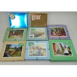 Seven Victory plywood Jig-Saw Puzzles,