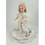 A DEP bisque head doll, German for French market, circa 1910,