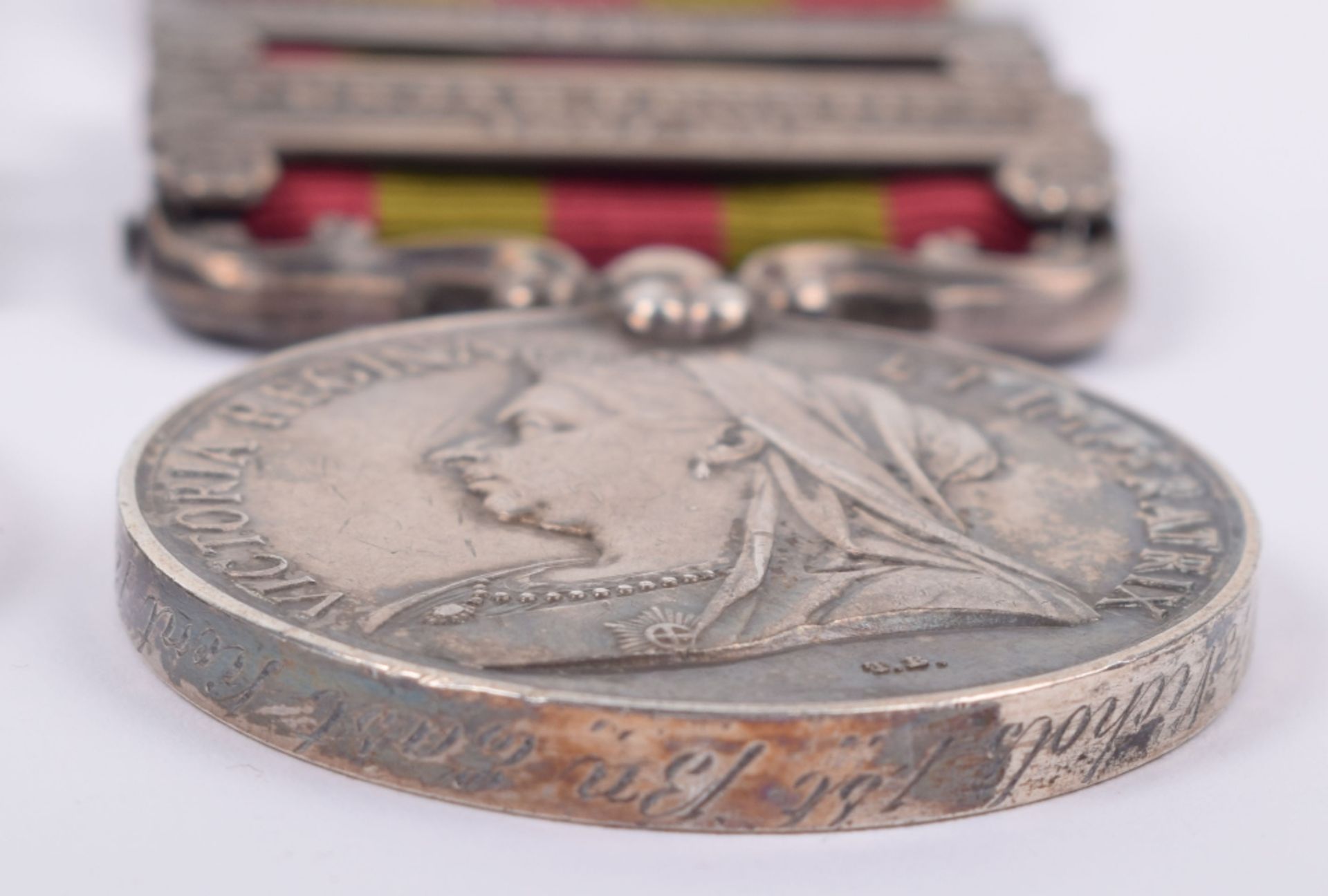 Relief of Chitral and Kings South Africa Medal Pair East Kent Regiment - Image 6 of 8