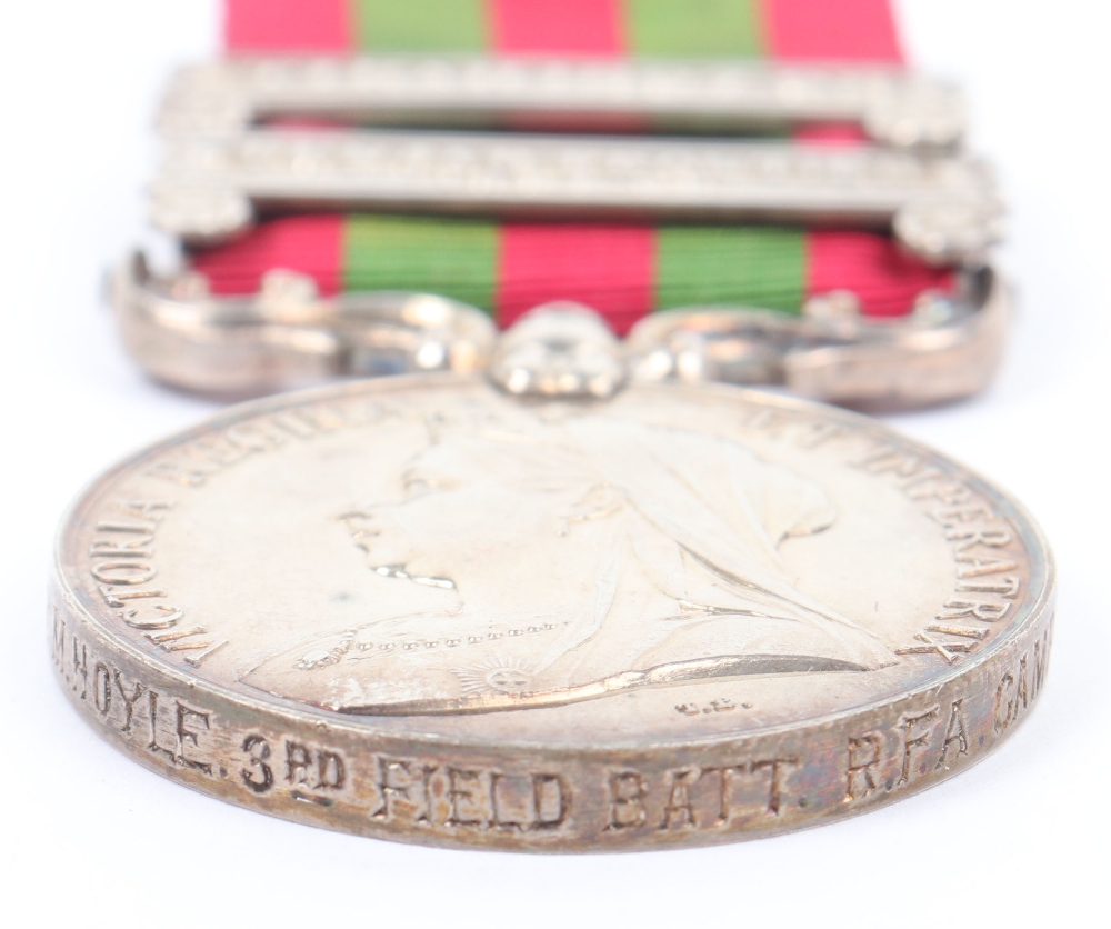 Victorian Indian General Service Medal 1895-1902 Royal Field Artillery - Image 3 of 4