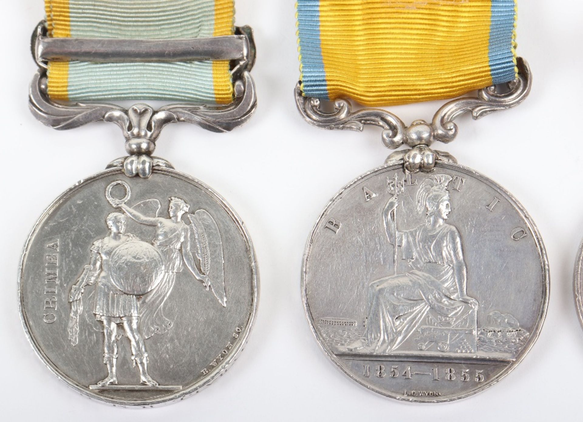 British Crimea 1854-56 Campaign Medal Trio Royal Marines HMS Odin - Bild 8 aus 9