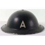 WW2 British Home Front Ambulance Drivers Steel Helmet