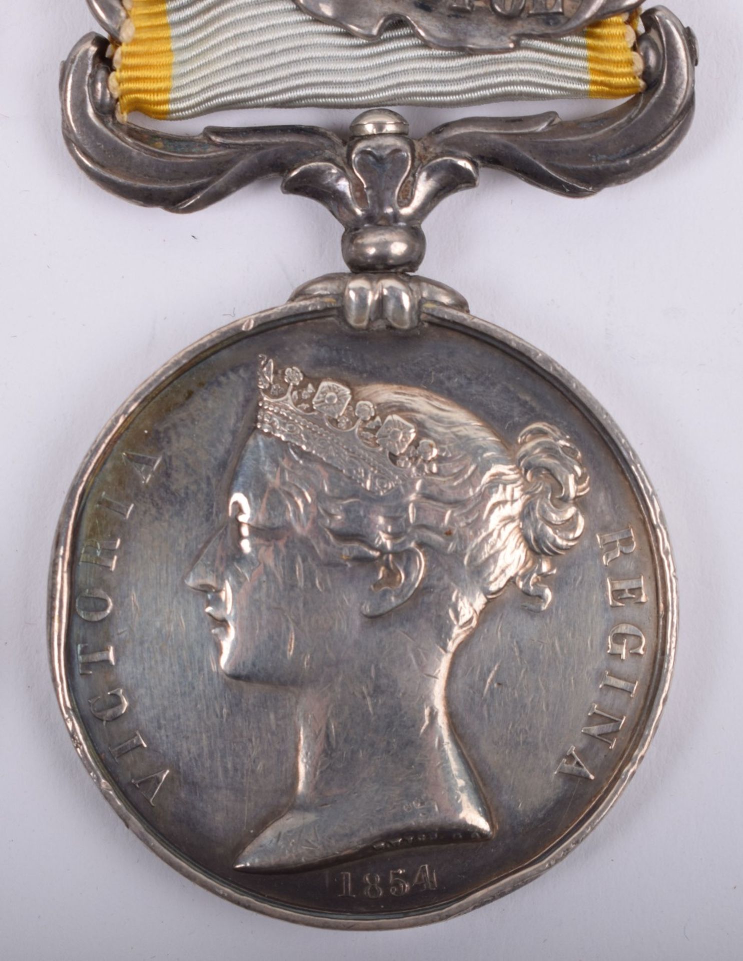 Victorian Crimean and Indian Mutiny Medal Group of Three Royal Welsh Fusiliers - Image 6 of 11