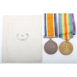 Great War Medal Pair Fife & Forfar Yeomanry, Later Royal Highlanders Black Watch