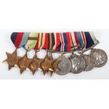 Royal Marines WW2 & Malaya Campaign / Long Service Medal Group of Nine