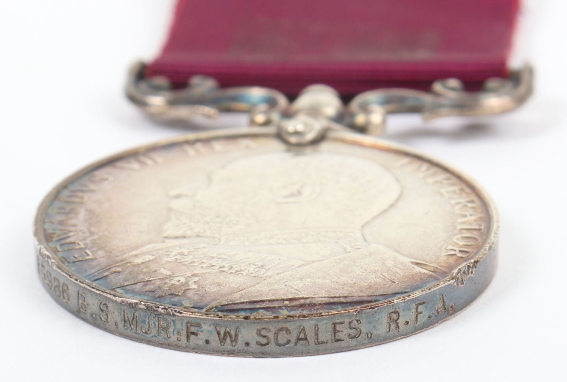 Edward VII Army Long Service Good Conduct Medal Royal Field Artillery - Image 2 of 3