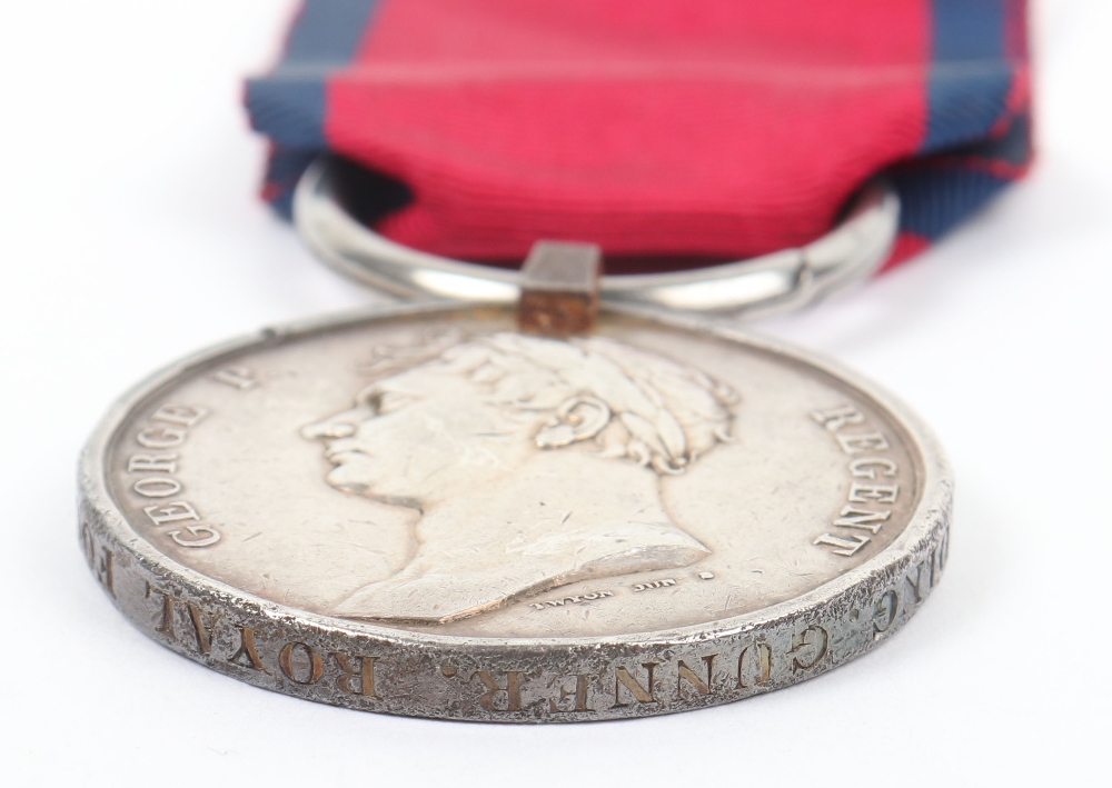 British Waterloo Medal 1815 Royal Foot Artillery, Member of Captain Sandham’s Company, said to be th - Image 2 of 3