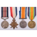 Great War Military Medal (M.M) Group of Four 4th Battalion Grenadier Guards