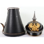 WW1 German Wartime Produced Officers Pickelhaube