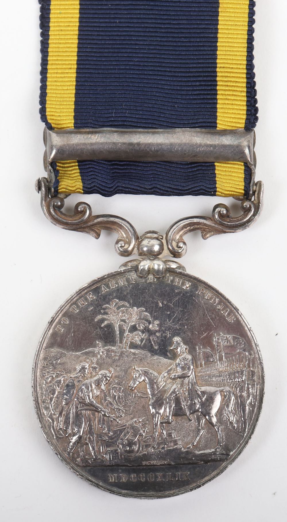 British Punjab 1848-49 Medal Indian Artillery - Image 4 of 4
