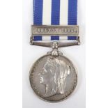 British Egypt and Sudan 1882-89 Campaign Medal 5th Battery 1st Battalion Scottish Royal Artillery