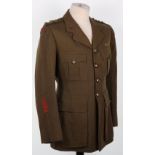 WW2 Bermudan Volunteer in the Royal Army Service Corps Officers Service Dress Tunic