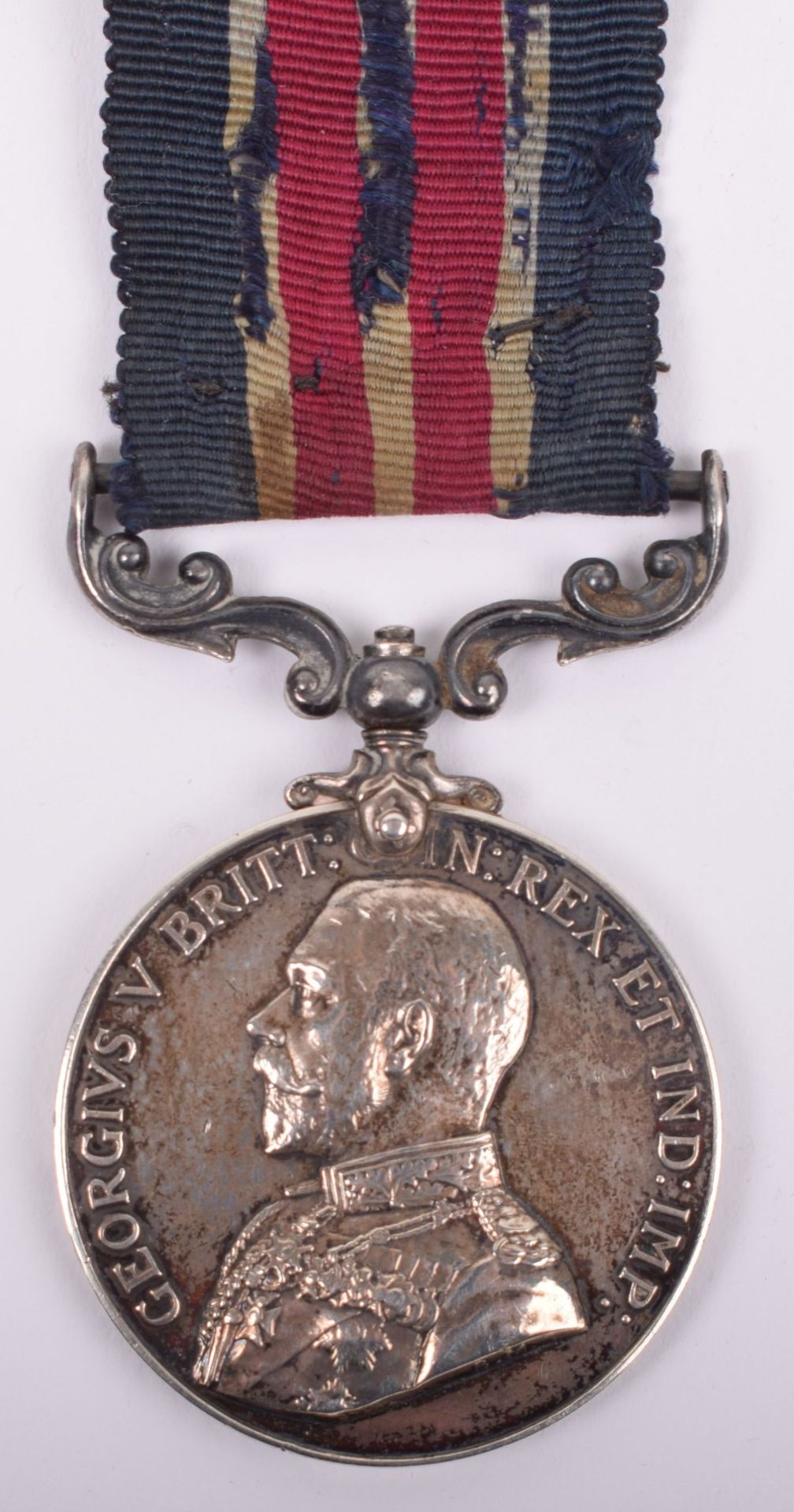 George V Military Medal (M.M) 219th Company Machine Gun Corps / East Surrey Regiment, Awarded for Ga - Bild 2 aus 7