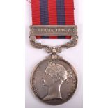 Indian General Service Medal 1854-95 Hampshire Regiment