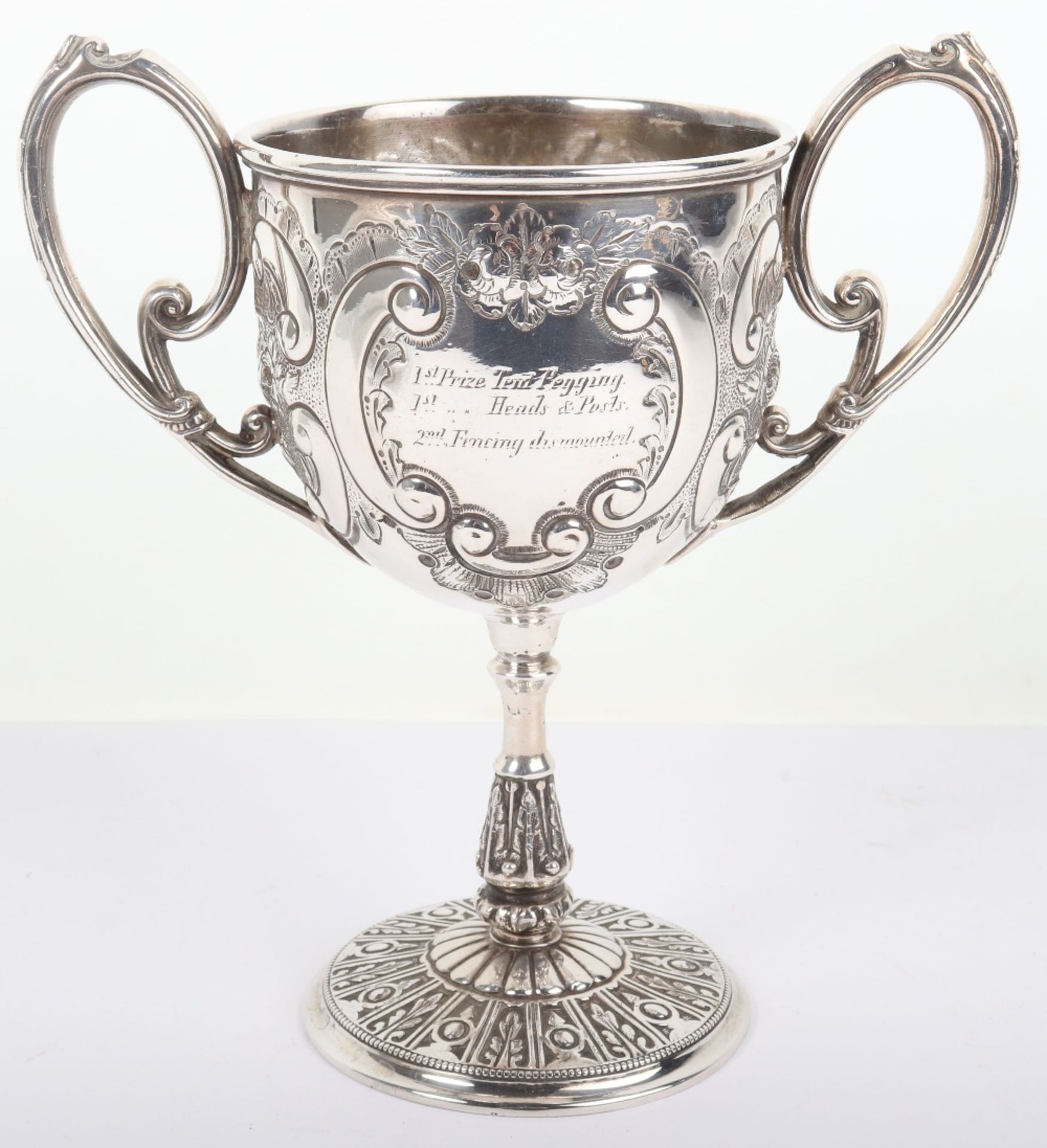 21st Empress of India Lancers Garrison Sports Cup Egypt 1896-7 - Image 3 of 7