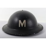 WW2 British Home Front Messengers Steel Helmet