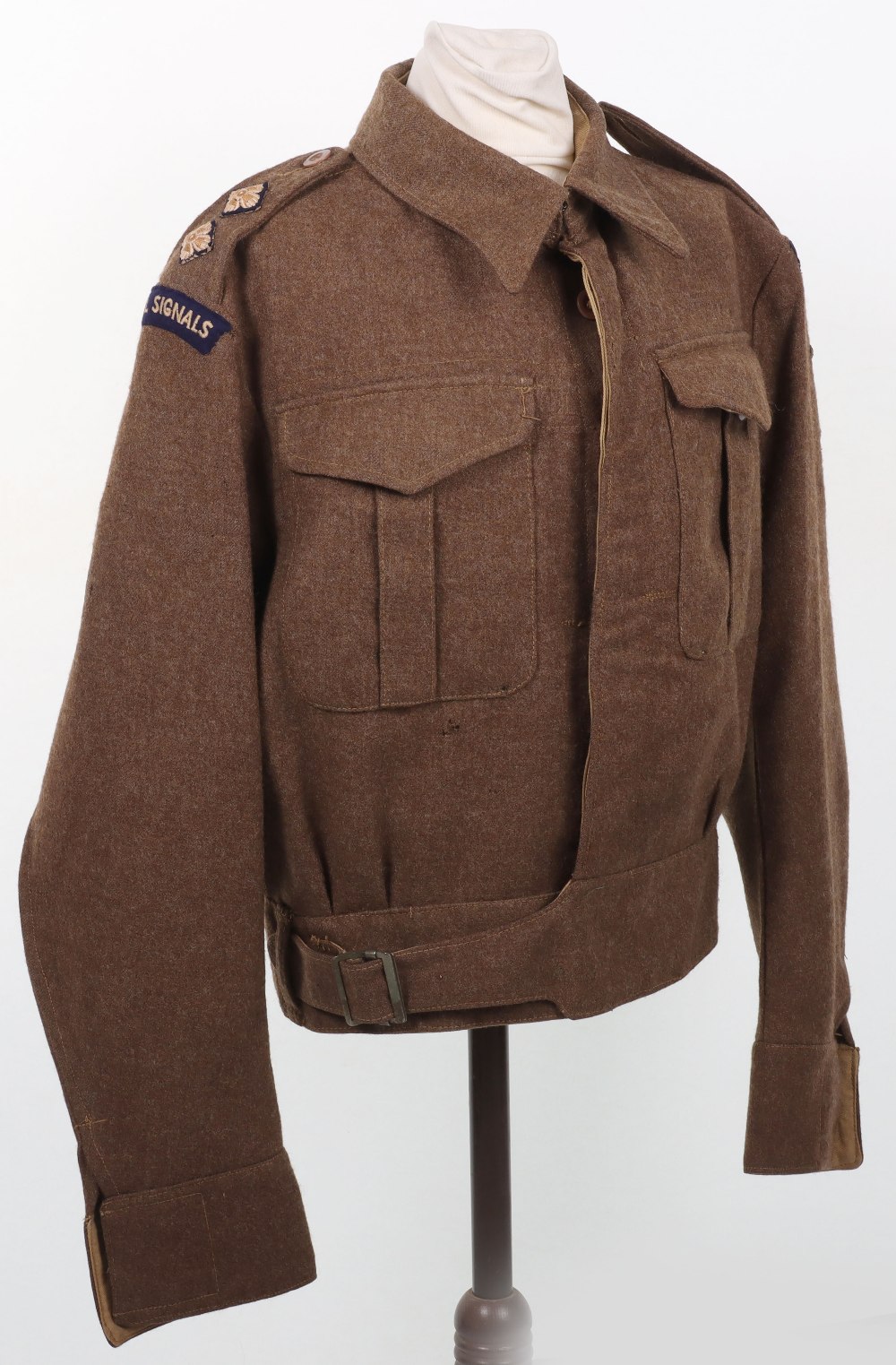 WW2 Royal Signals Officers Battle Dress Blouse - Image 5 of 13