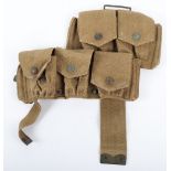 WW1 British 1908 Webbing 1916 Dated Ammunition Pouch