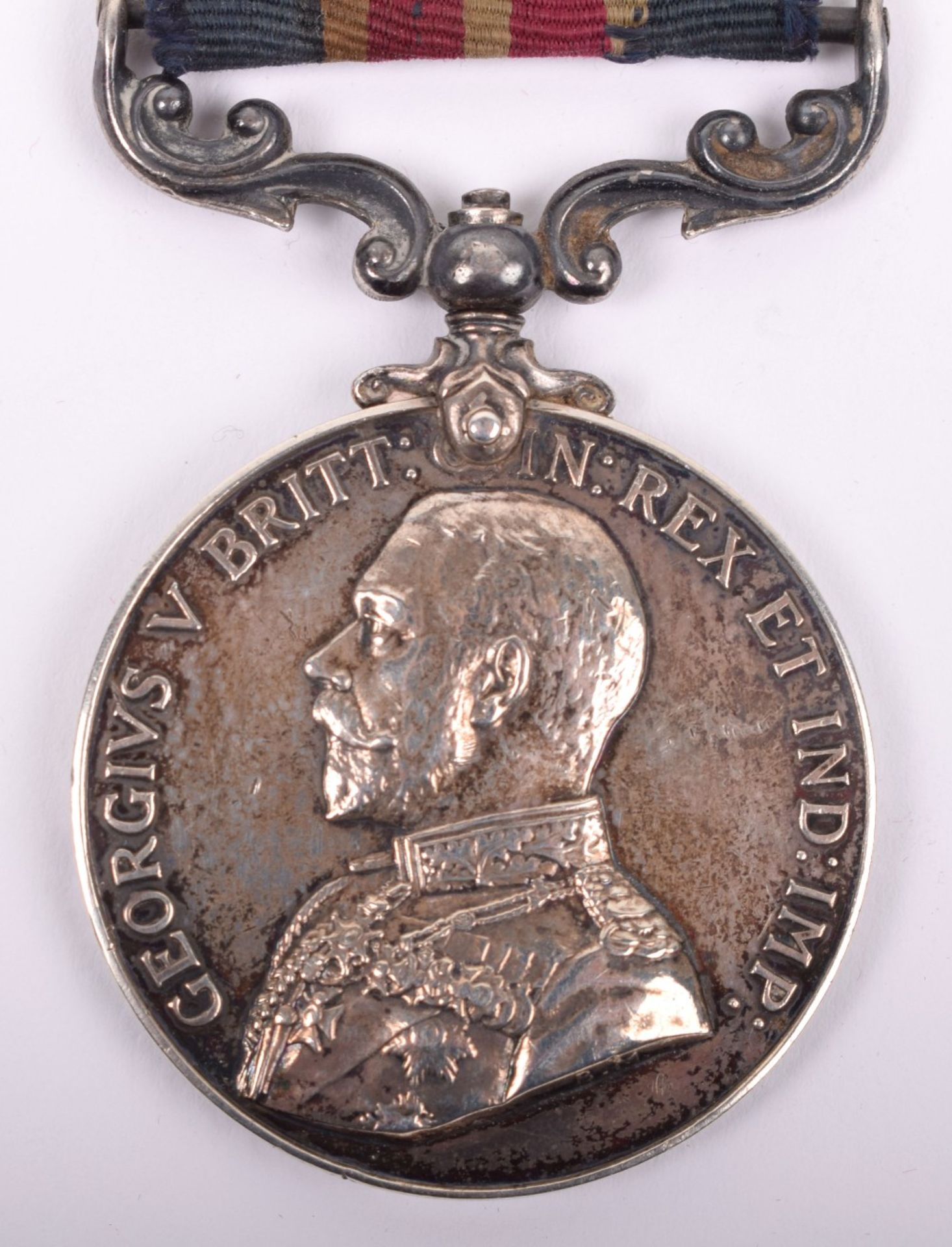 George V Military Medal (M.M) 219th Company Machine Gun Corps / East Surrey Regiment, Awarded for Ga - Image 3 of 7