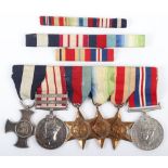 WW2 Royal Naval Withdrawal from Greece Distinguished Service Cross Group of Six, Awarded to Lieutena